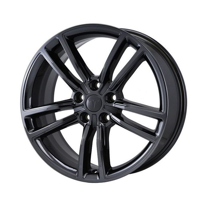 Tesla Model S Wheel Rim PVD Black Chrome 98910 Stock Factory OEM Replacement