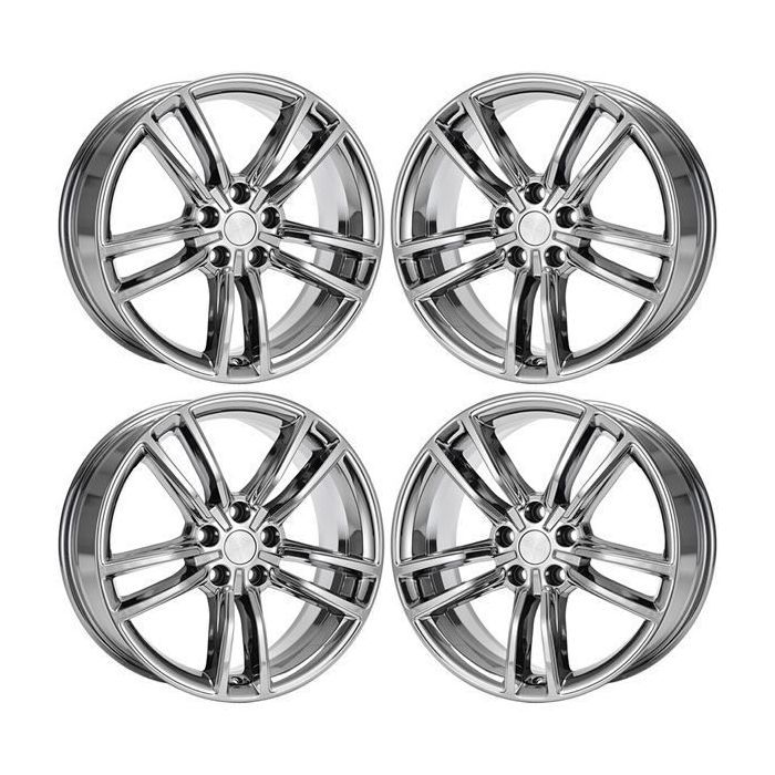 Tesla Model S Wheel Rim PVD Bright Chrome 98910 Stock Factory OEM Replacement