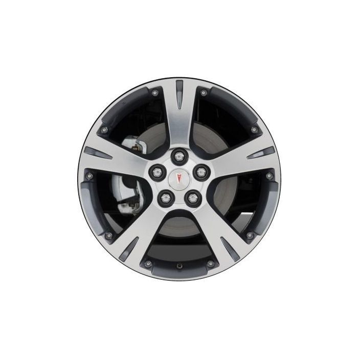 Pontiac Vibe Wheel Rim Polished Grey 6650 Stock Factory OEM Replacement