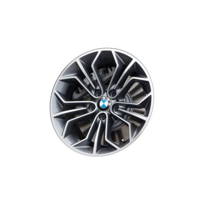 BMW X1 Wheel Rim Machined Grey 71604 Stock Factory OEM Replacement