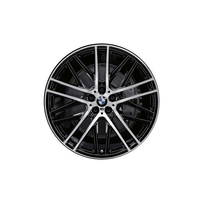 BMW 640i GT Wheel Rim Machined Black 86290 Stock Factory OEM Replacement