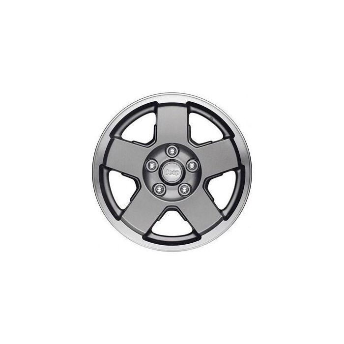 Jeep Commander Wheel Rim Machined Lip Grey 9096 Stock Factory OEM Replacement