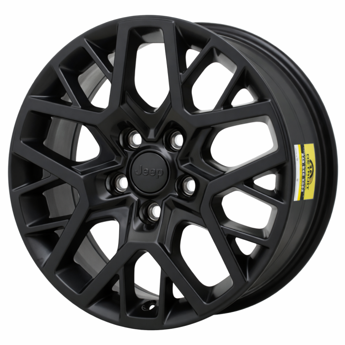 Jeep Wrangler Wheel Rim Satin Black ALY95735 Stock Factory OEM Replacement
