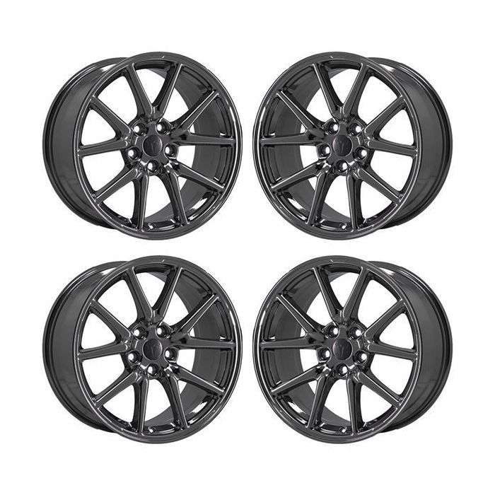 Tesla Model 3 Wheel Rim PVD Black Chrome ALY96276 Stock Factory OEM Replacement