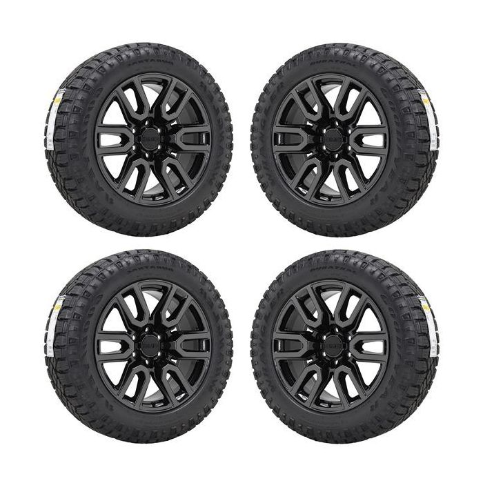 GMC Sierra 1500 Wheel and Tire Sets-Wheel and Tire Packages-Wheel & Tire Sets-Wheel & Tire Packages-Wheel and Rim Sets-Wheel and Rim Packages-Wheel & Rim Sets -Wheel & Rim Packages PVD Black Chrome 5914