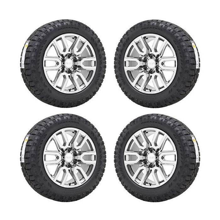 GMC Sierra 1500 Wheel and Tire Sets-Wheel and Tire Packages-Wheel & Tire Sets-Wheel & Tire Packages-Wheel and Rim Sets-Wheel and Rim Packages-Wheel & Rim Sets -Wheel & Rim Packages PVD Bright Chrome 5914