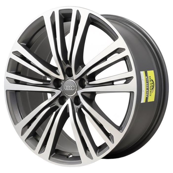 Audi A8 Wheel Rim Machined Gray ALYAM021 Stock Factory OEM Replacement