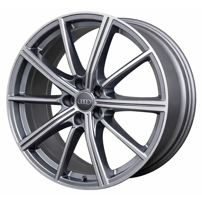 Audi Q5 Wheel Rim Machined grey ALYAM052 Stock Factory OEM Replacement