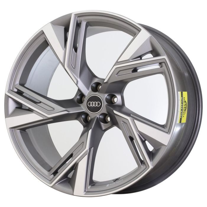 Audi RS6 Wheel Rim Machined Grey ALYAM060 Stock Factory OEM Replacement