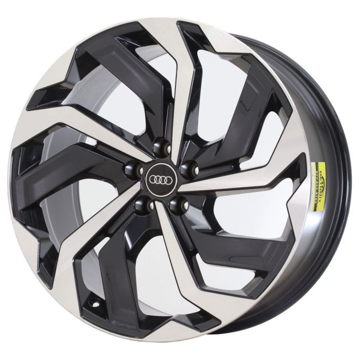 Audi E-tron Wheel Rim Machined Black ALYAN026 Stock Factory OEM Replacement