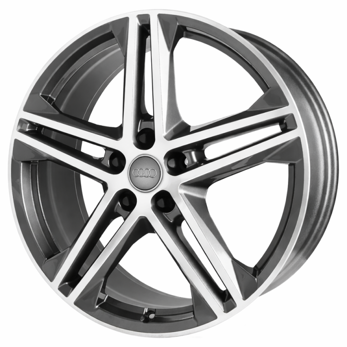 Audi Q5 Wheel Rim Machined Grey ALYAZ051 Stock Factory OEM Replacement