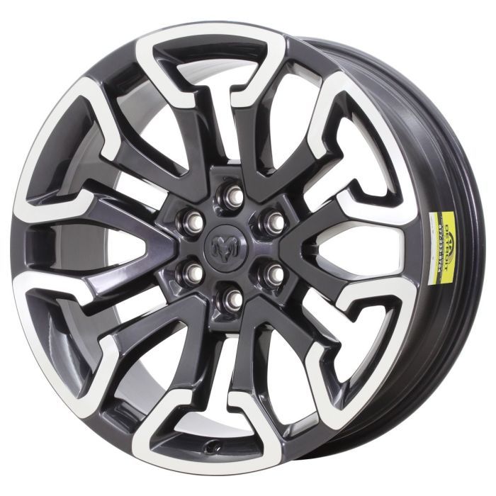 Dodge Ram 1500 Wheel Rim Polished Grey ALYCO041 Stock Factory OEM Replacement