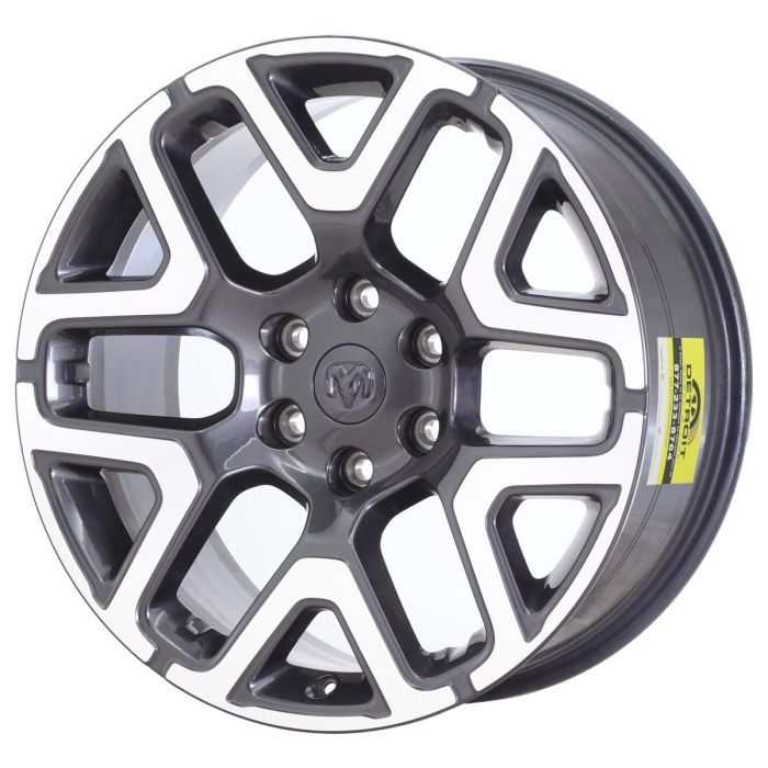 Dodge Ram 1500 Wheel Rim Polished Grey ALYCO045 Stock Factory OEM Replacement