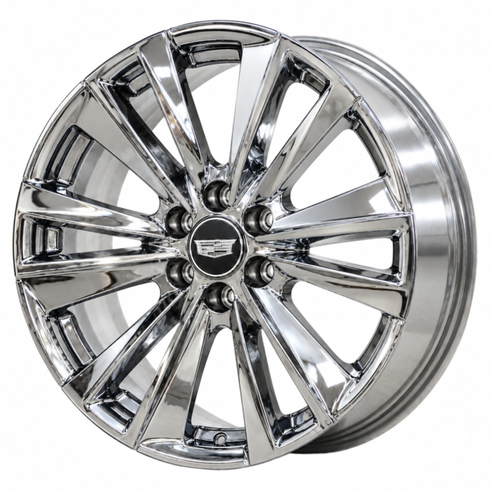 Cadillac Escalade Wheel Rim PVD Bright Chrome ALYGC065 Stock Factory OEM Replacement