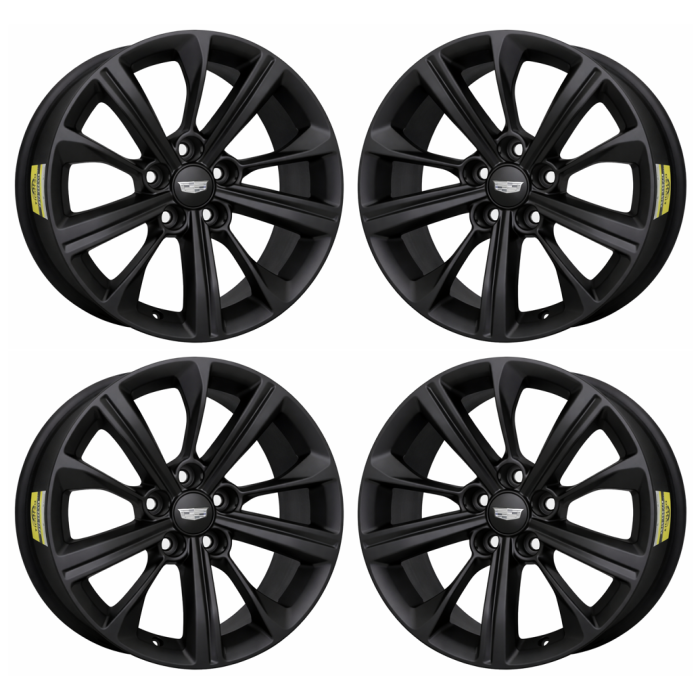 Cadillac CT5 Exchange Wheels Set of 4-Exchange Rims Set of 4 Satin Black ALYGC072