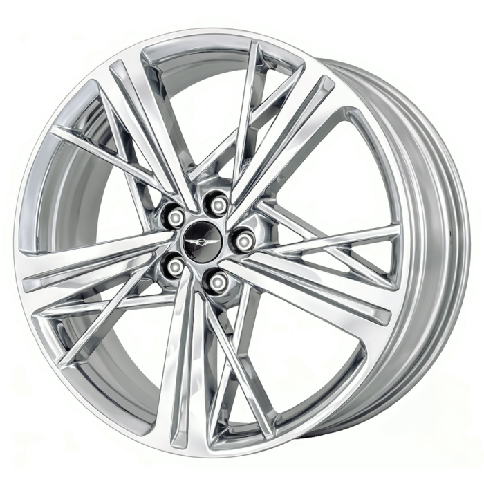 Genesis GV80 Wheel Rim PVD Bright Chrome ALYGEN25 Stock Factory OEM Replacement