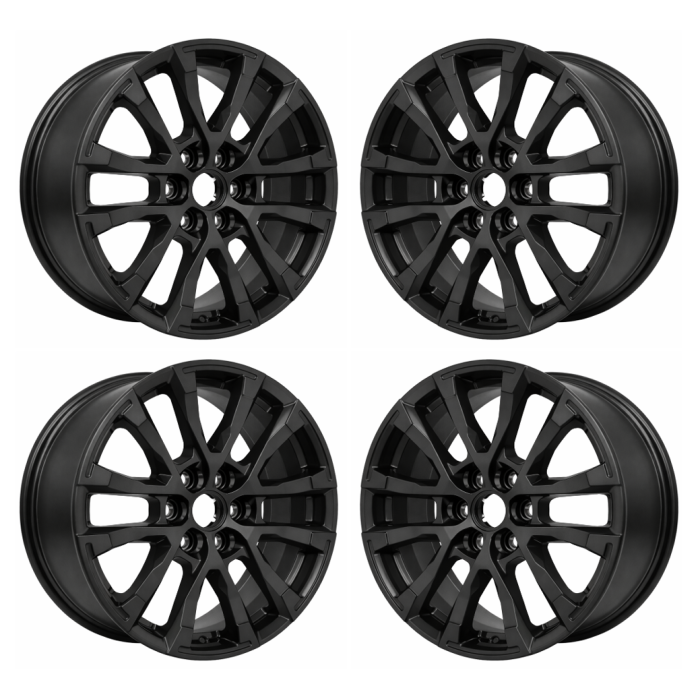 Chevrolet Traverse Exchange Wheels Set of 4-Exchange Rims Set of 4 Satin Black ALYGV055