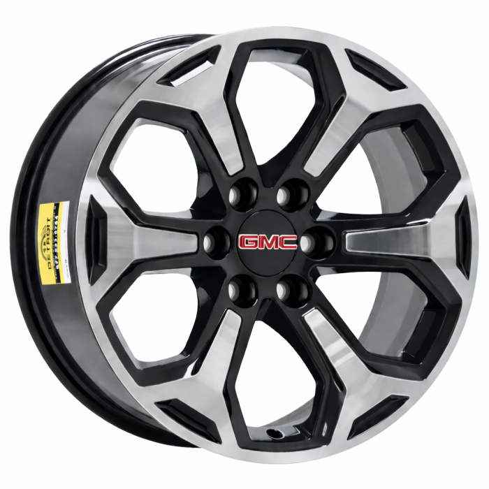 GMC Yukon Wheel Rim Machined Black ALYGV090 Stock Factory OEM Replacement