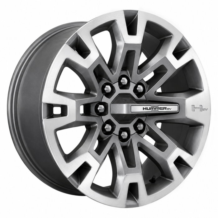 GMC Hummer EV Wheel Rim Machined Grey ALYGZ009 Stock Factory OEM Replacement