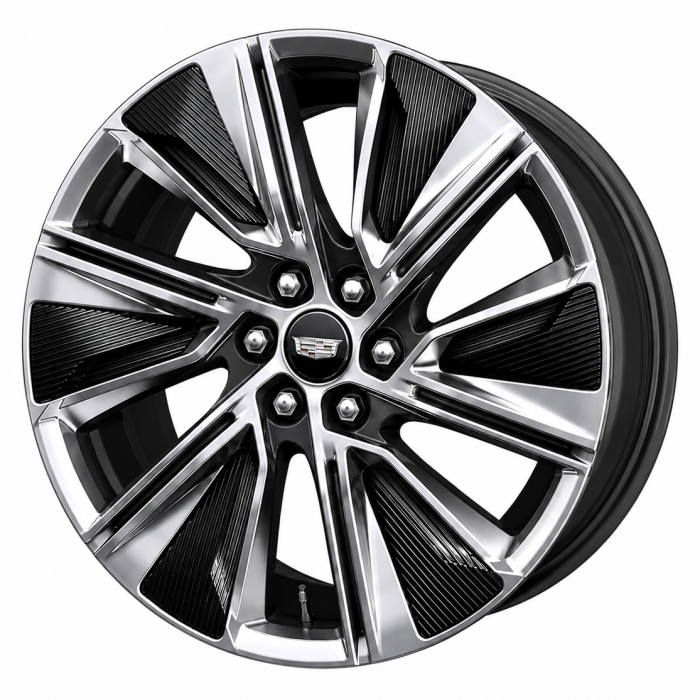 Cadillac Lyriq Wheel Rim Polished Black ALYGZ043 Stock Factory OEM Replacement