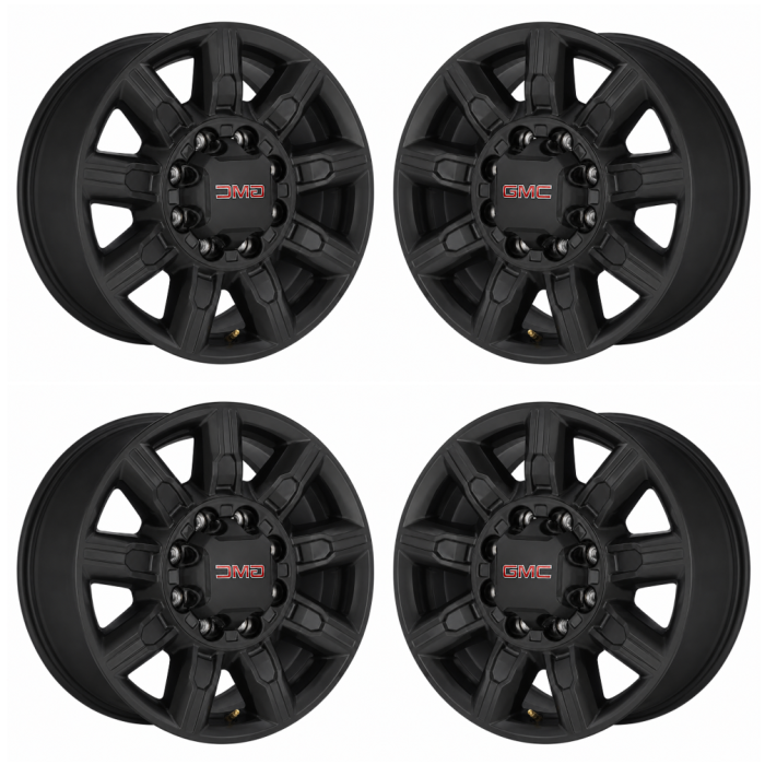 GMC Sierra 2500 Exchange Wheels Set of 4-Exchange Rims Set of 4 Satin Black ALYGZ050