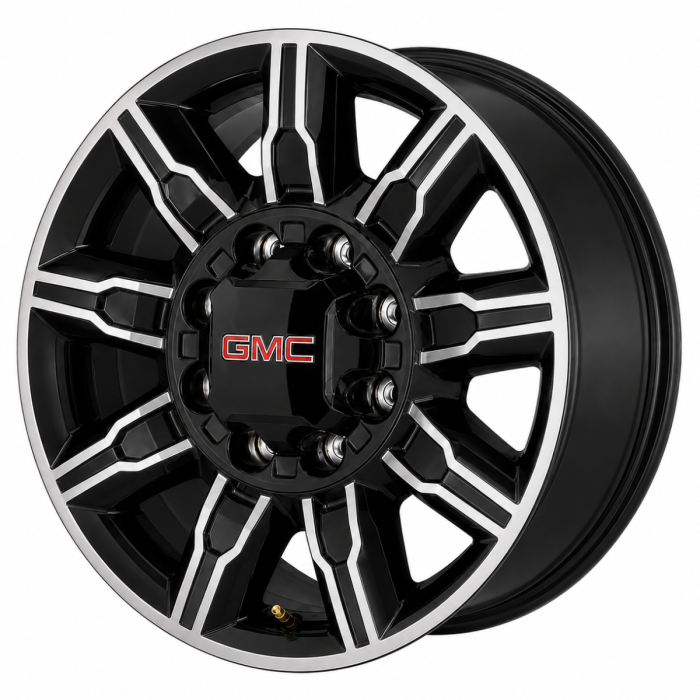 GMC Sierra 2500 Wheel Rim Machined Gloss Black ALYGZ050 Stock Factory OEM Replacement
