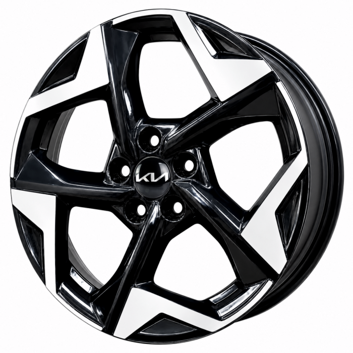 Kia Seltos Wheel Rim Machined Black ALYKM080 Stock Factory OEM Replacement