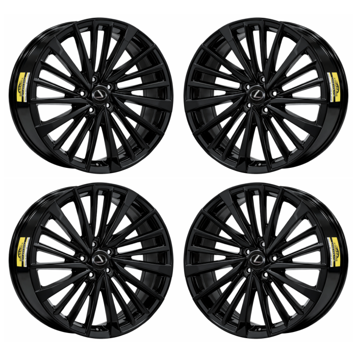 Lexus RX350 Exchange Wheels Set of 4-Exchange Rims Set of 4 Gloss Black ALYLG111