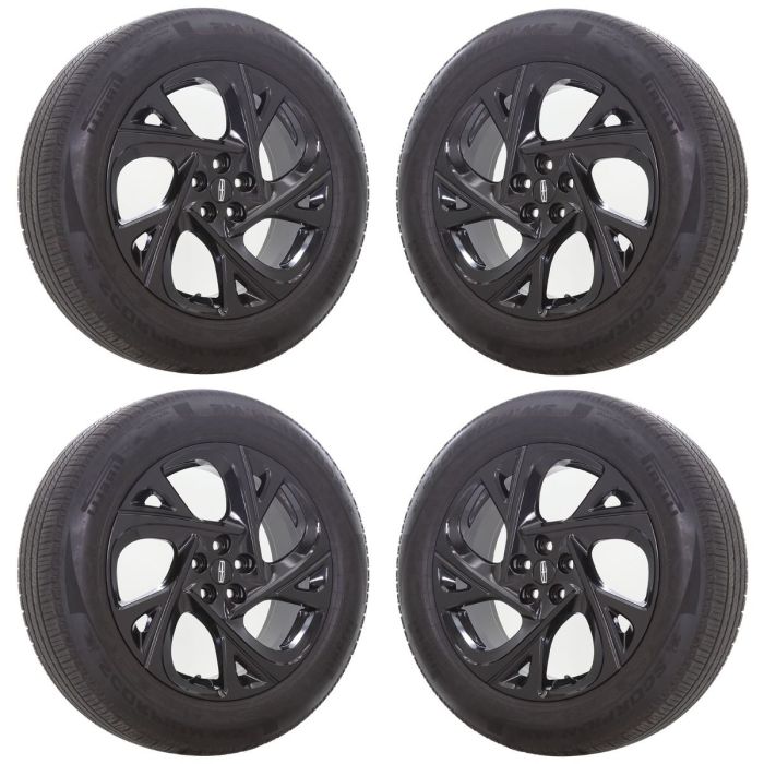 Lincoln Nautilus Wheel and Tire Sets-Wheel and Tire Packages-Wheel & Tire Sets-Wheel & Tire Packages-Wheel and Rim Sets-Wheel and Rim Packages-Wheel & Rim Sets -Wheel & Rim Packages Gloss Black ALYFS018