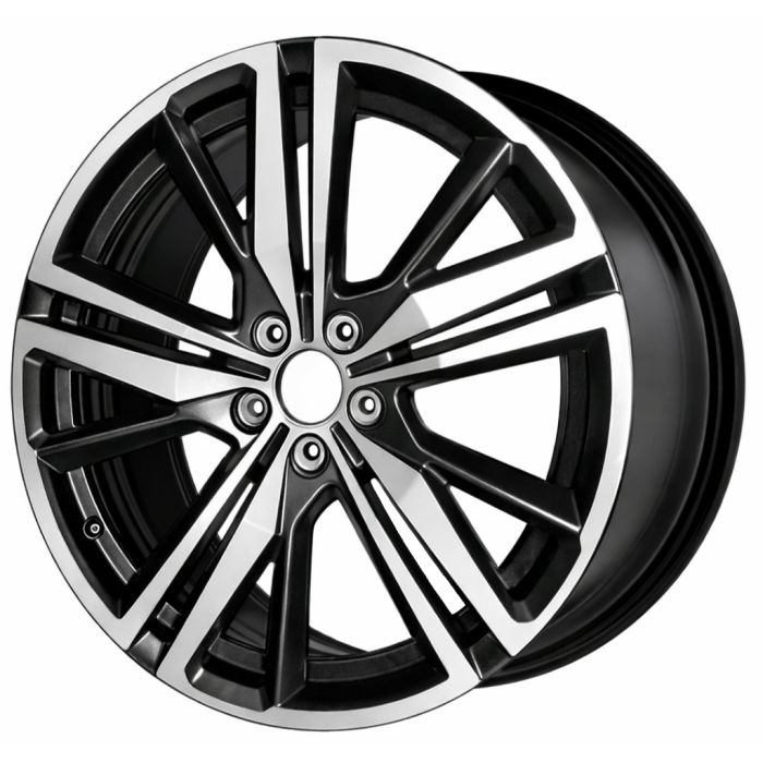 Volvo S60 Wheel Rim Machined Black ALYVO076 Stock Factory OEM Replacement