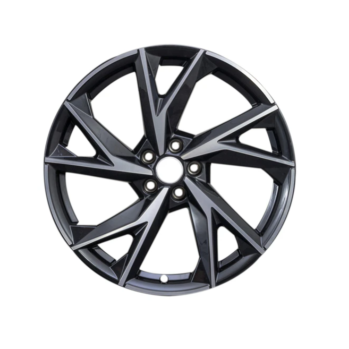 Audi R8 Wheel Rim Machined Black ALYAM090 (F) Stock Factory OEM Replacement