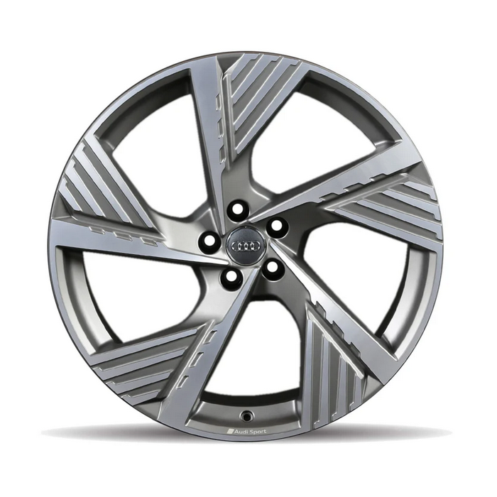Audi E-tron Wheel Rim Machined Grey ALYAN025 Stock Factory OEM Replacement