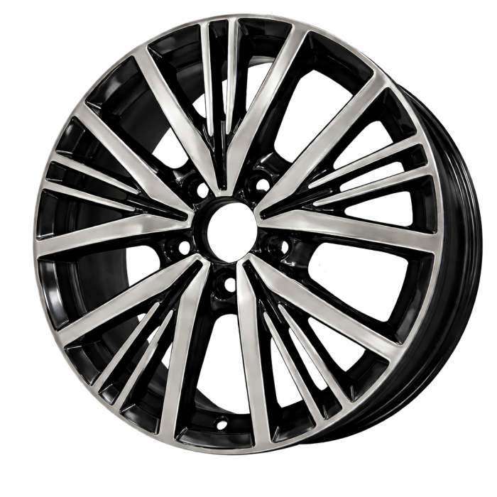 Volkswagen Jetta Wheel Rim Machined Black ALY70032 Stock Factory OEM Replacement