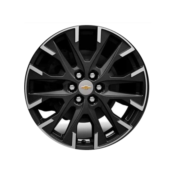 Chevrolet Traverse Wheel Rim Machined Black ALYGV052 Stock Factory OEM Replacement