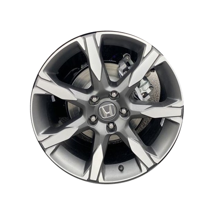 Honda Civic Wheel Rim Machined Grey ALYHC043 Stock Factory OEM Replacement