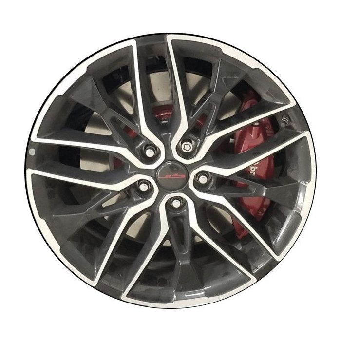 Kia K5 Wheel Rim Machined Black ALYKM049 Stock Factory OEM Replacement