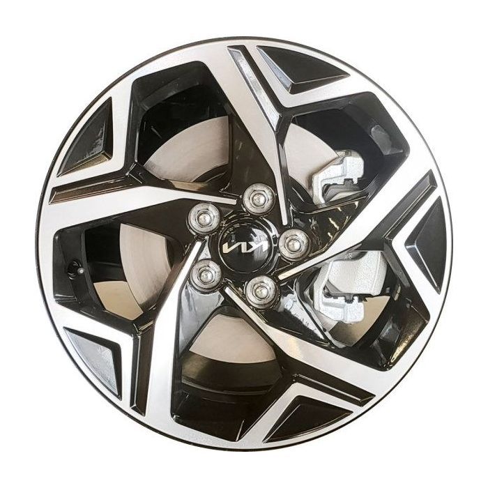 Kia Sportage Wheel Rim Machined Black ALYKM052 Stock Factory OEM Replacement