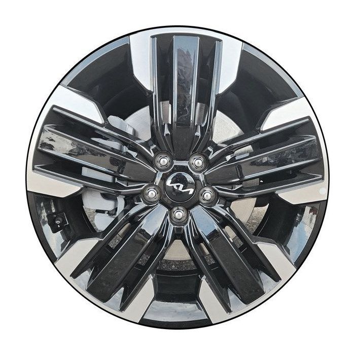 Kia Telluride Wheel Rim Machined Black ALYKM069 Stock Factory OEM Replacement