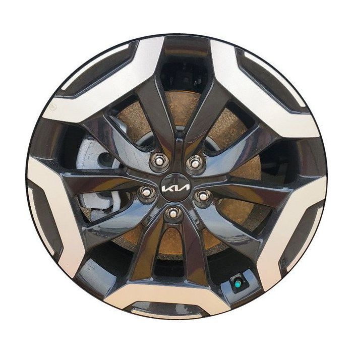 Kia Telluride Wheel Rim Machined Black ALYKM075 Stock Factory OEM Replacement