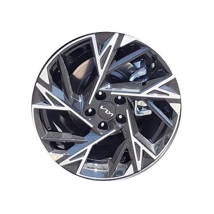 Kia K5 Wheel Rim Machined Black ALYKM095 Stock Factory OEM Replacement
