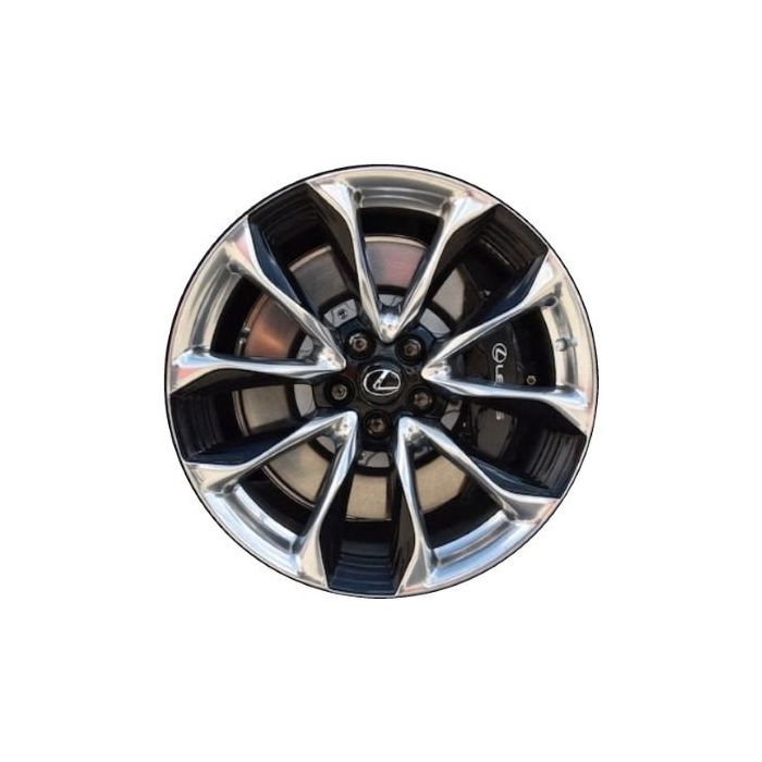 Lexus LC500 Wheel Rim Polish Black ALYLG031 (F) Stock Factory OEM Replacement