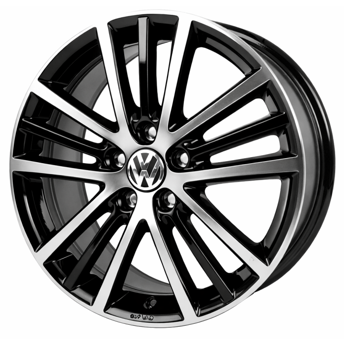 Volkswagen Jetta Wheel Rim Machined Black ALYWA011 Stock Factory OEM Replacement