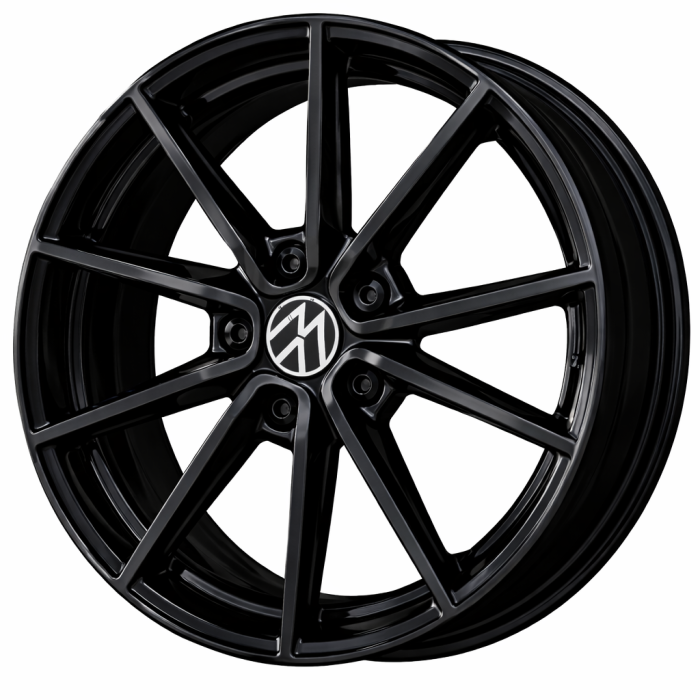Volkswagen Jetta Wheel Rim Gloss Black ALYWB048 Stock Factory OEM Replacement