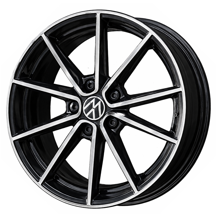Volkswagen Jetta Wheel Rim Machined Black ALYWB048 Stock Factory OEM Replacement