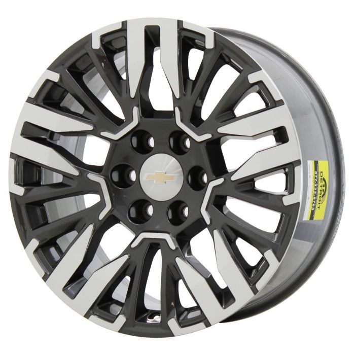 Chevrolet Silverado Wheel Rim Machined Grey ALYGV094 Stock Factory OEM Replacement