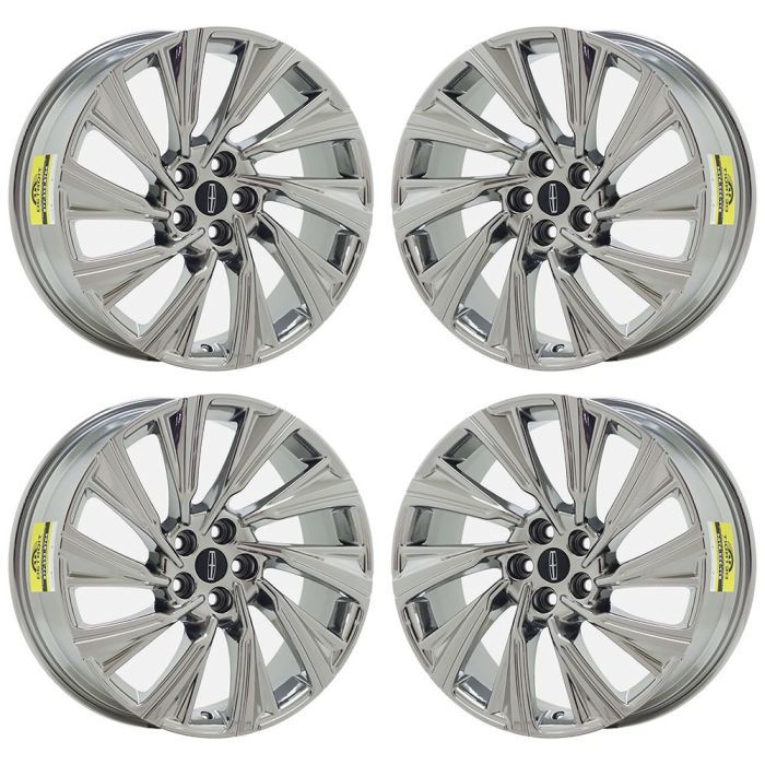 Lincoln Aviator Wheel Rim PVD Bright Chrome ALYFS040 Stock Factory OEM Replacement