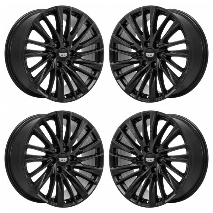 Cadillac Escalade Exchange Wheels Set of 4-Exchange Rims Set of 4 Satin Black ALYGC064