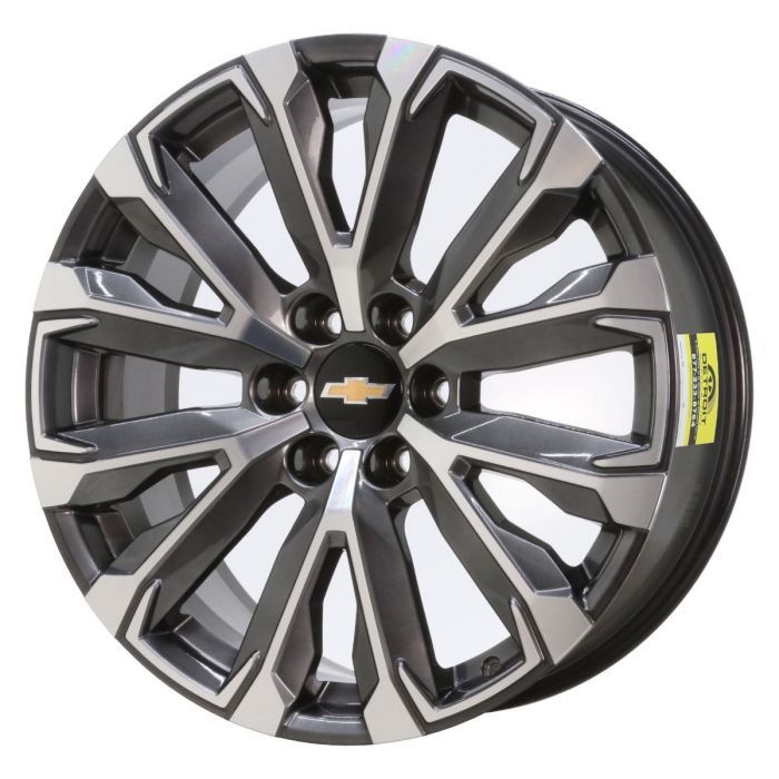 Chevrolet Tahoe Wheel Rim Machined Grey ALYGV095 Stock Factory OEM Replacement