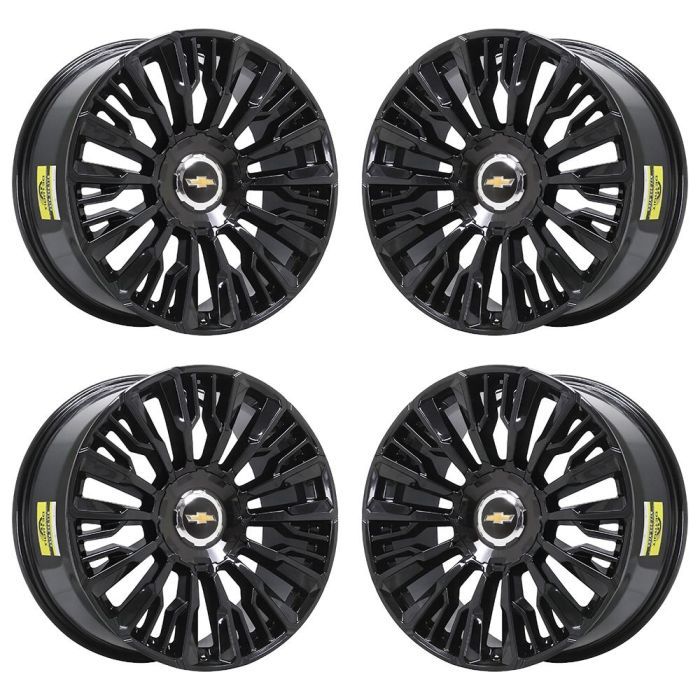 Chevrolet Suburban 1500 Exchange Wheels Set of 4-Exchange Rims Set of 4 Gloss Black ALYGV096