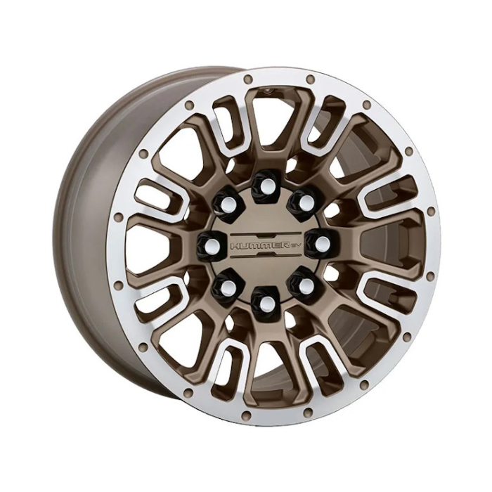 GMC Hummer EV Wheel Rim Machined Bronze 14092-MBRM-A Stock Factory OEM Replacement
